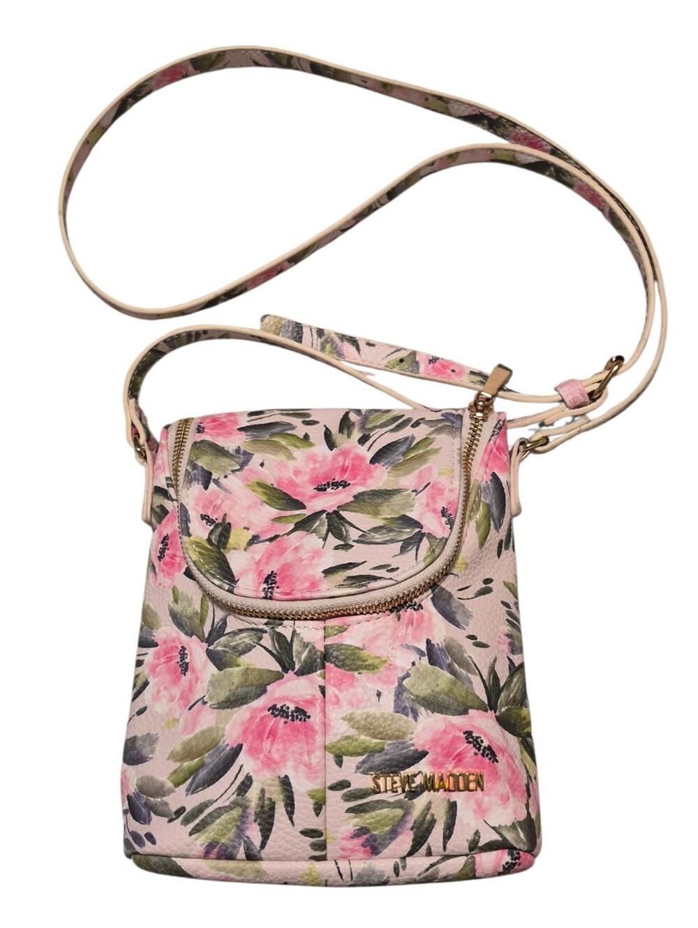 Steve Madden Blexis Floral Zip-Flap Crossbody Bag